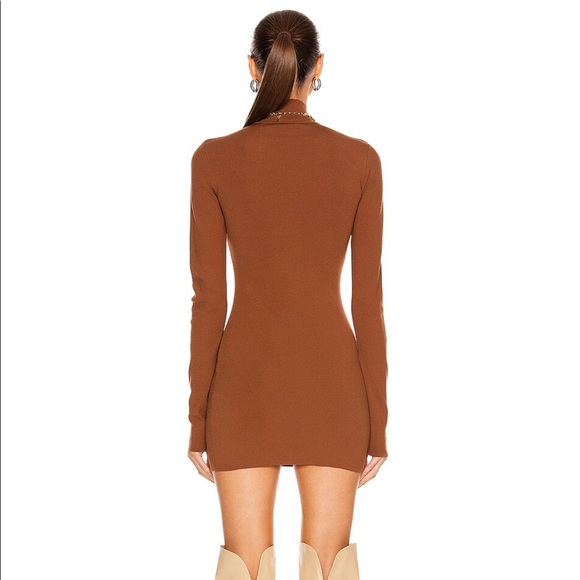 ZEYNEP ARCAY SIDE-SLIT MINI DRESS, NUDE SZ IT/36 US/0 - Picture 13 of 15